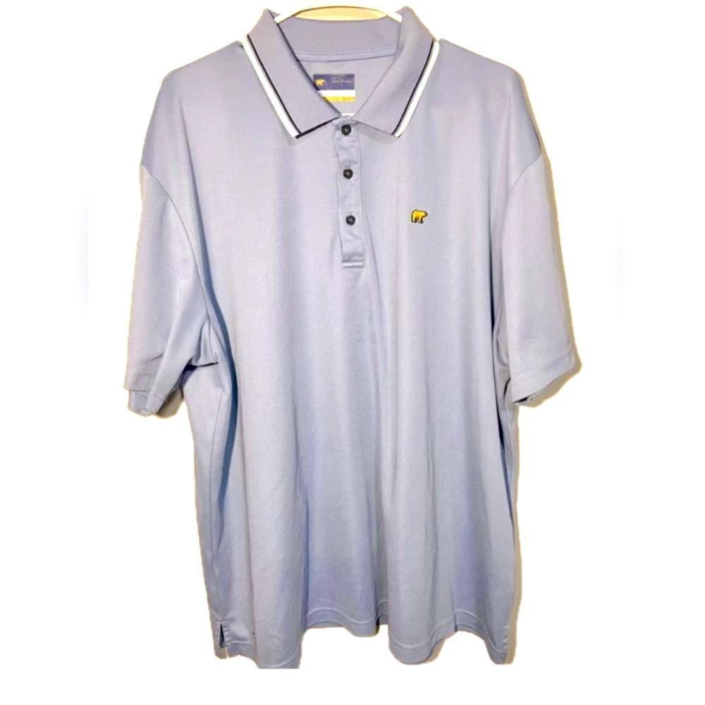 🏌️Jack Nickolas stay dry golf shirt. Baby blue XXL. 100%polyester